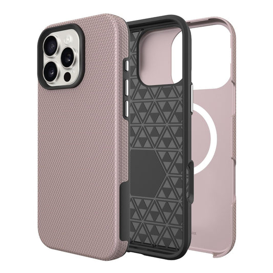 Samsung Galaxy S25 Ultra BLACKTECH Triangle Armor (MagSafe Compatible) - Rose Gold