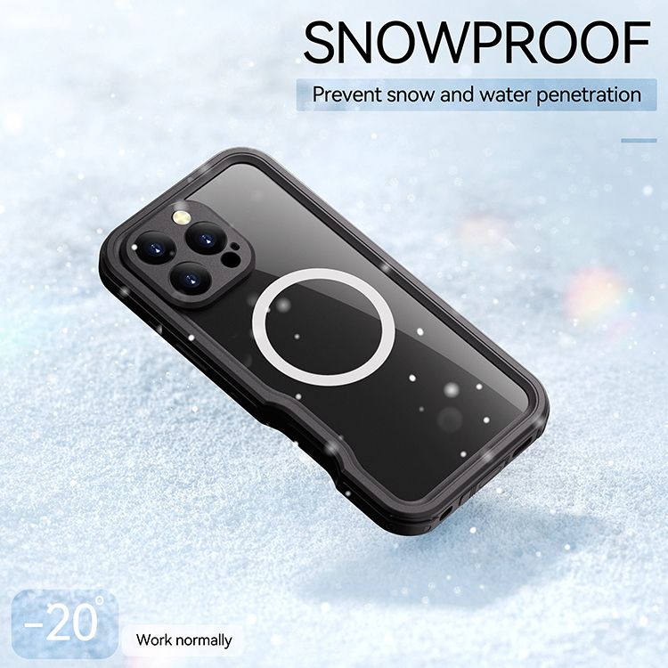 iPhone 16 Pro Max BLACKTECH Waterproof (MagSafe Compatible) - Black