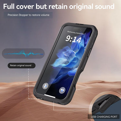 iPhone 16e BLACKTECH Waterproof (MagSafe Compatible) - Black