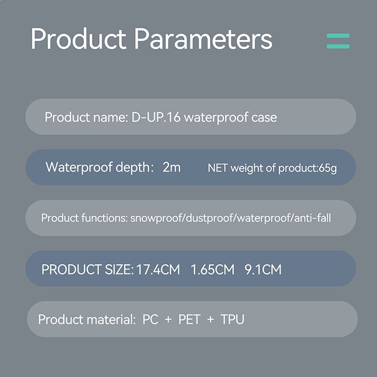 iPhone 16 Plus BLACKTECH Waterproof (MagSafe Compatible) - Black