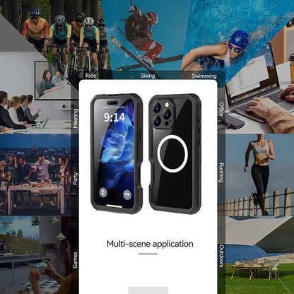 iPhone 16 BLACKTECH Waterproof (MagSafe Compatible) - Black