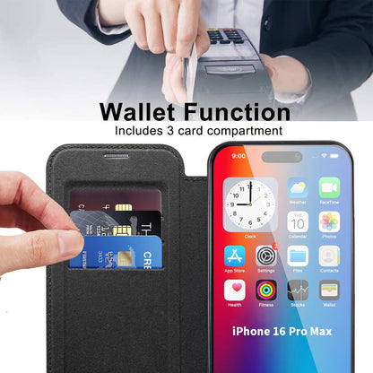*Priority reserve-Ships early Sep*iPhone 17 Air BLACKTECH Leather Lux (Magnetic Compatible) - Black