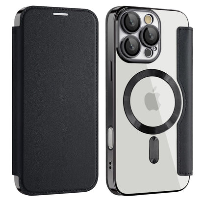 Samsung Galaxy S24 Plus / S25 Plus BLACKTECH Leather Lux (MagSafe Compatible) - Black