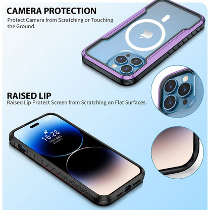 iPhone 16e BLACKTECH Defense Shield Aluminum Alloy (MagSafe Compatible) - Purple