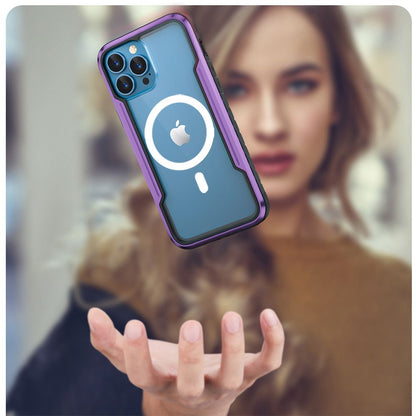 iPhone 16e BLACKTECH Defense Shield Aluminum Alloy (MagSafe Compatible) - Purple