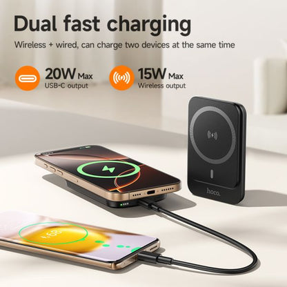 hoco. DB94 PD20W Mag power bank 5000mAh (Magnetic Compatible) - black