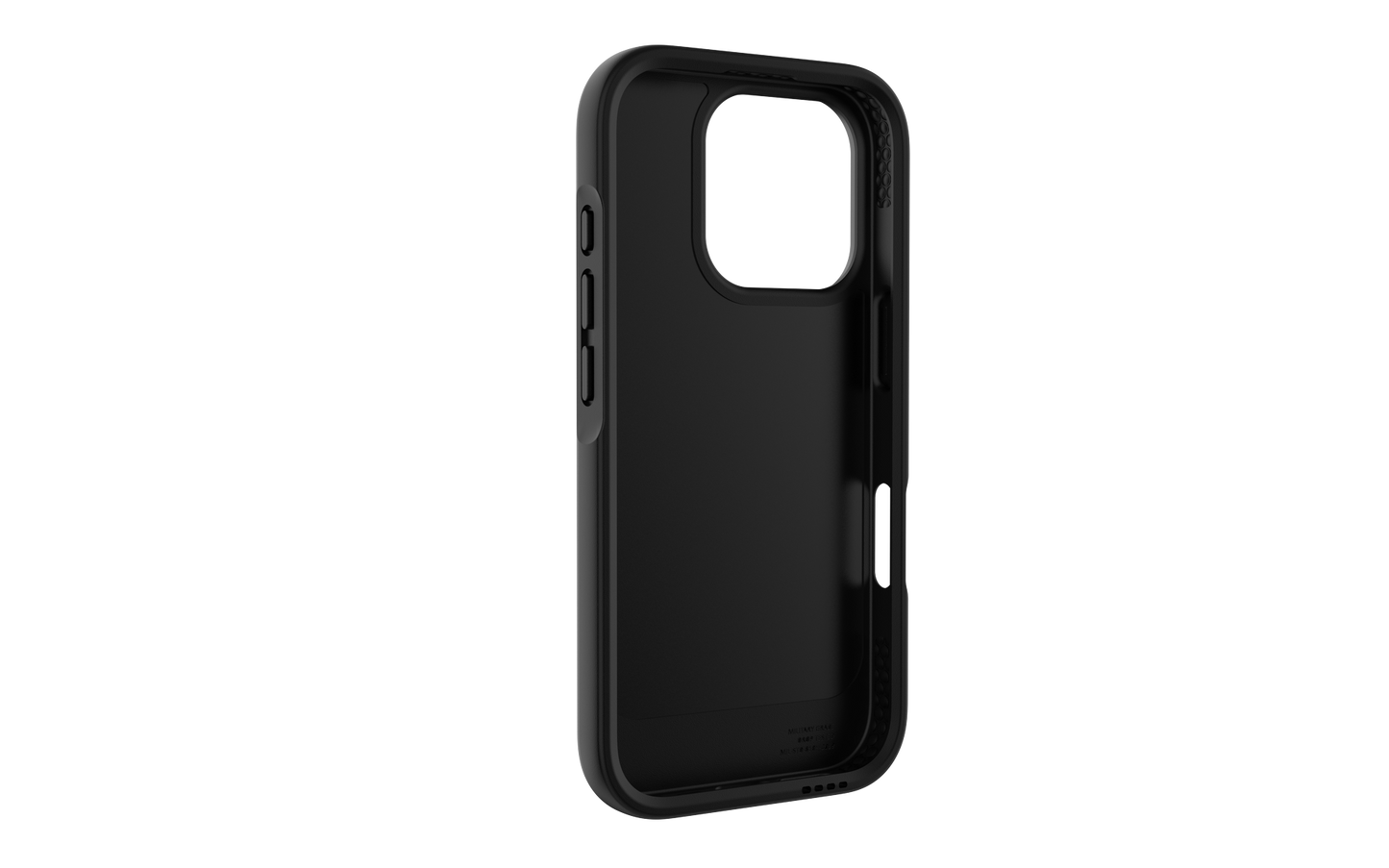 iPhone 16 UGLY RUBBER U Model MIL-STD 810H Certified 3m DROP TESTED (MagSafe Compatible) - Black