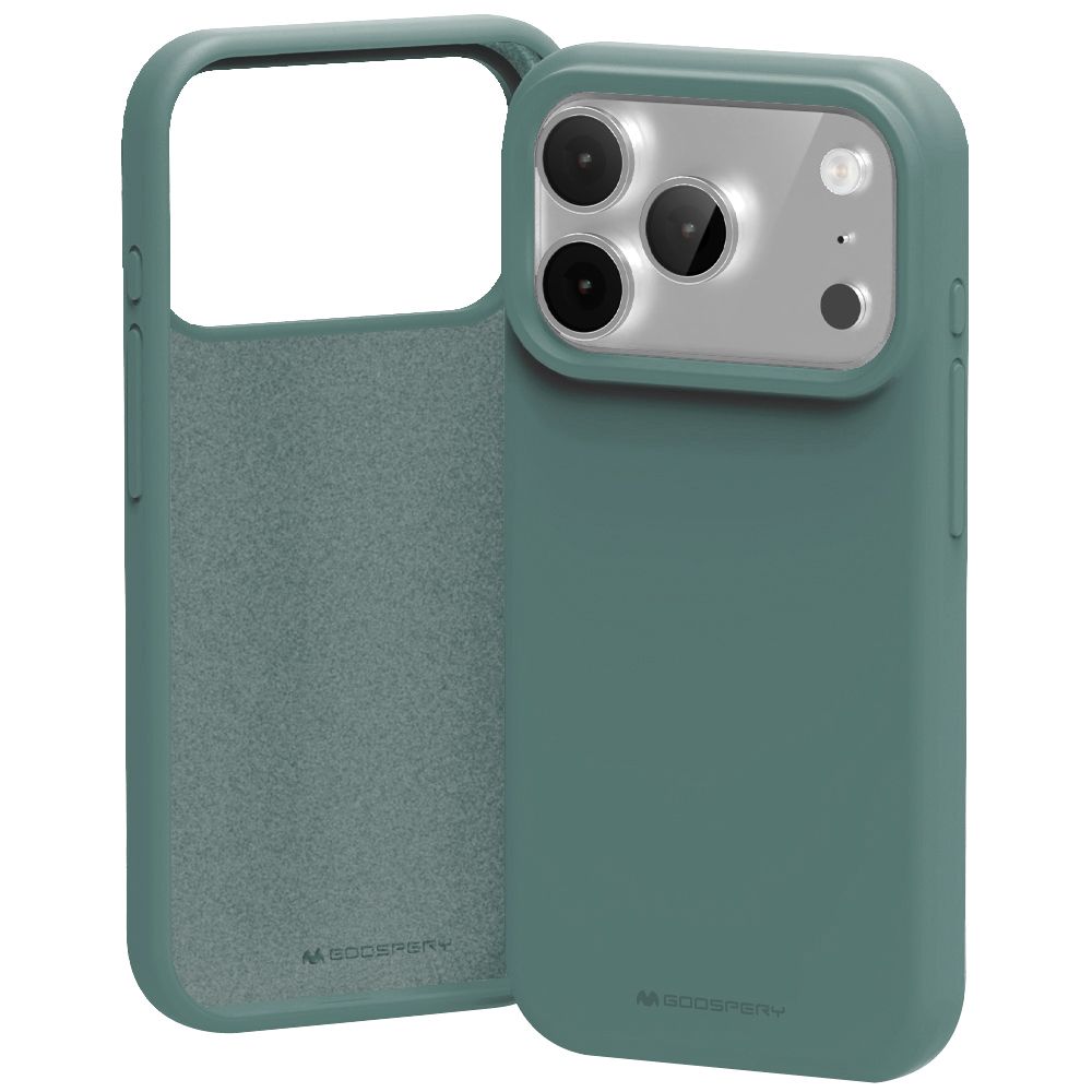 iPhone 15 Pro Max Goospery Mercury Silicone Case - Green