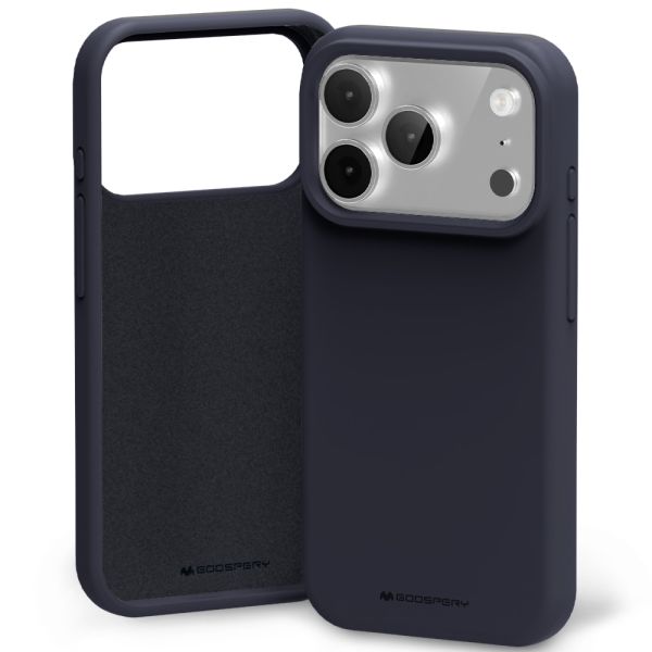 iPhone 13 Goospery Mercury Silicone Case - Navy
