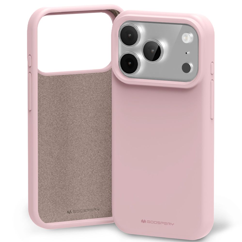 Samsung Galaxy S22 Ultra Goospery Mercury Silicone Case - Pink Sand