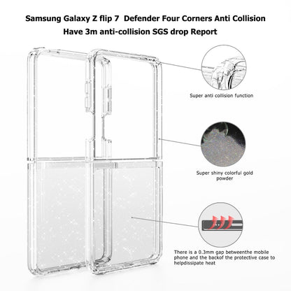 Samsung Galaxy Z Flip 5 BLACKTECH Stay Glitter - Clear