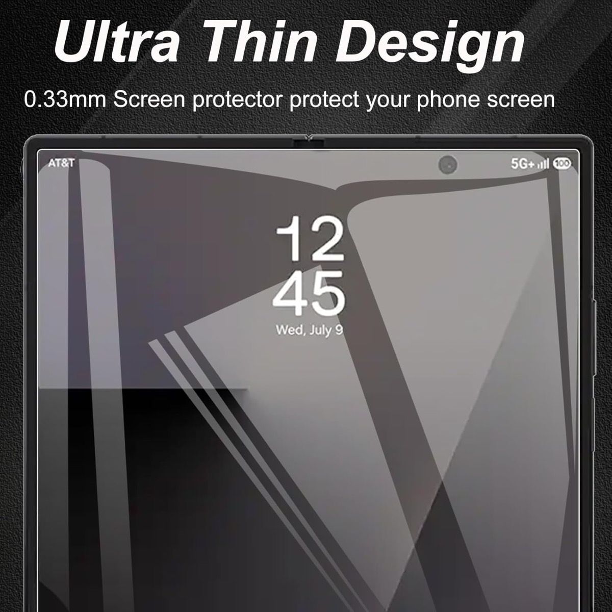 Samsung Galaxy Z Fold 6 BLACKTECH 3Pcs Full Set Unbreakable Self Repairing Screen Protector- Clear