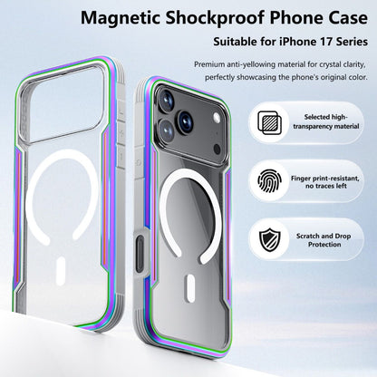 Samsung Galaxy S24 Plus / S25 Plus BLACKTECH Defense Shield Aluminum Alloy (MagSafe Compatible) - Iridescent