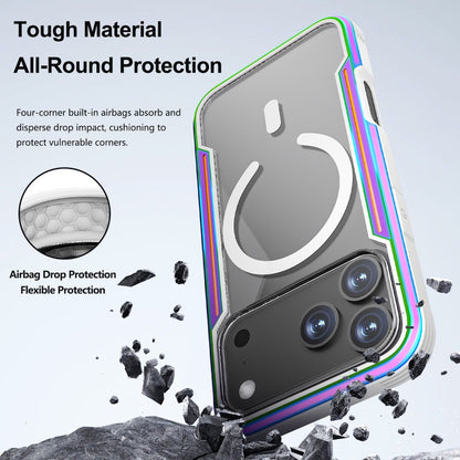 Samsung Galaxy S24 Plus / S25 Plus BLACKTECH Defense Shield Aluminum Alloy (MagSafe Compatible) - Iridescent