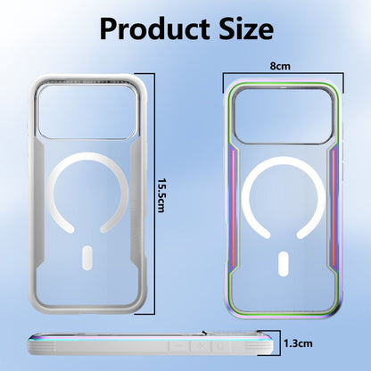 Samsung Galaxy S24 Plus / S25 Plus BLACKTECH Defense Shield Aluminum Alloy (MagSafe Compatible) - Iridescent