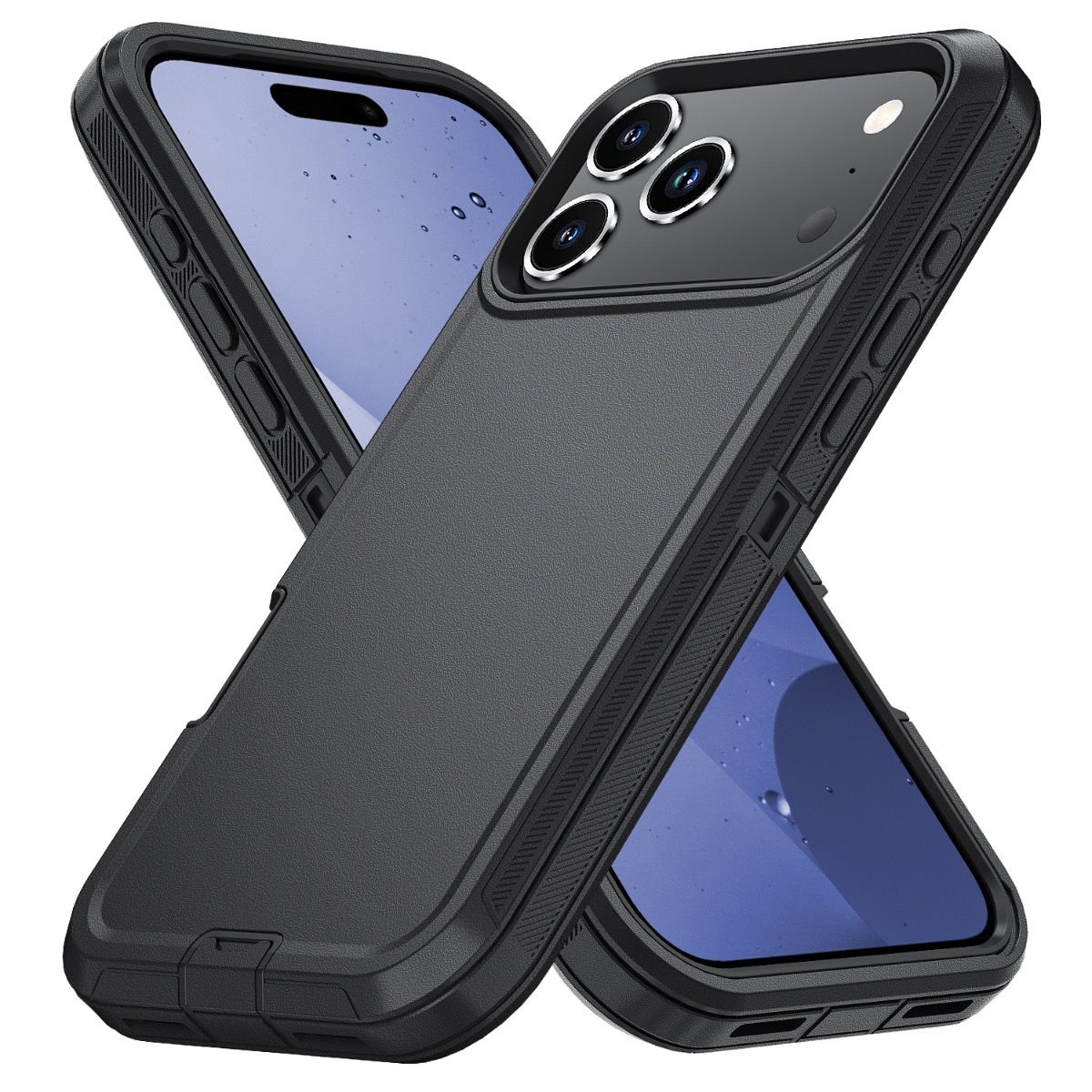 Google Pixel 8 Pro BLACKTECH Defender with Separable Clip - Black