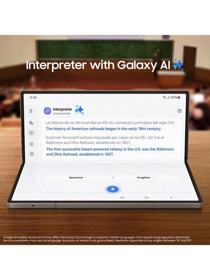 Samsung Galaxy Z Fold6 5G 256GB 6.7" Screen Silver Shadow