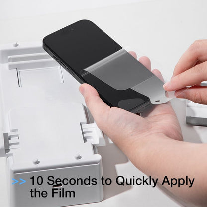 iPhone 13 Mini BLACKTECH AI AUTO 9D Full Cover Tempered Glass - Black