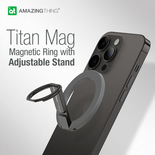 AMAZINGTHING Titan Phone Grip (MagSafe Compatible) - Space Gray