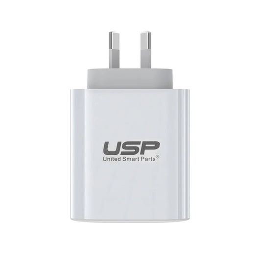 Universal 65W GaN 2 Ports USB-C PD Super Fast Laptop Wall Charger USP 2 Years Warranty