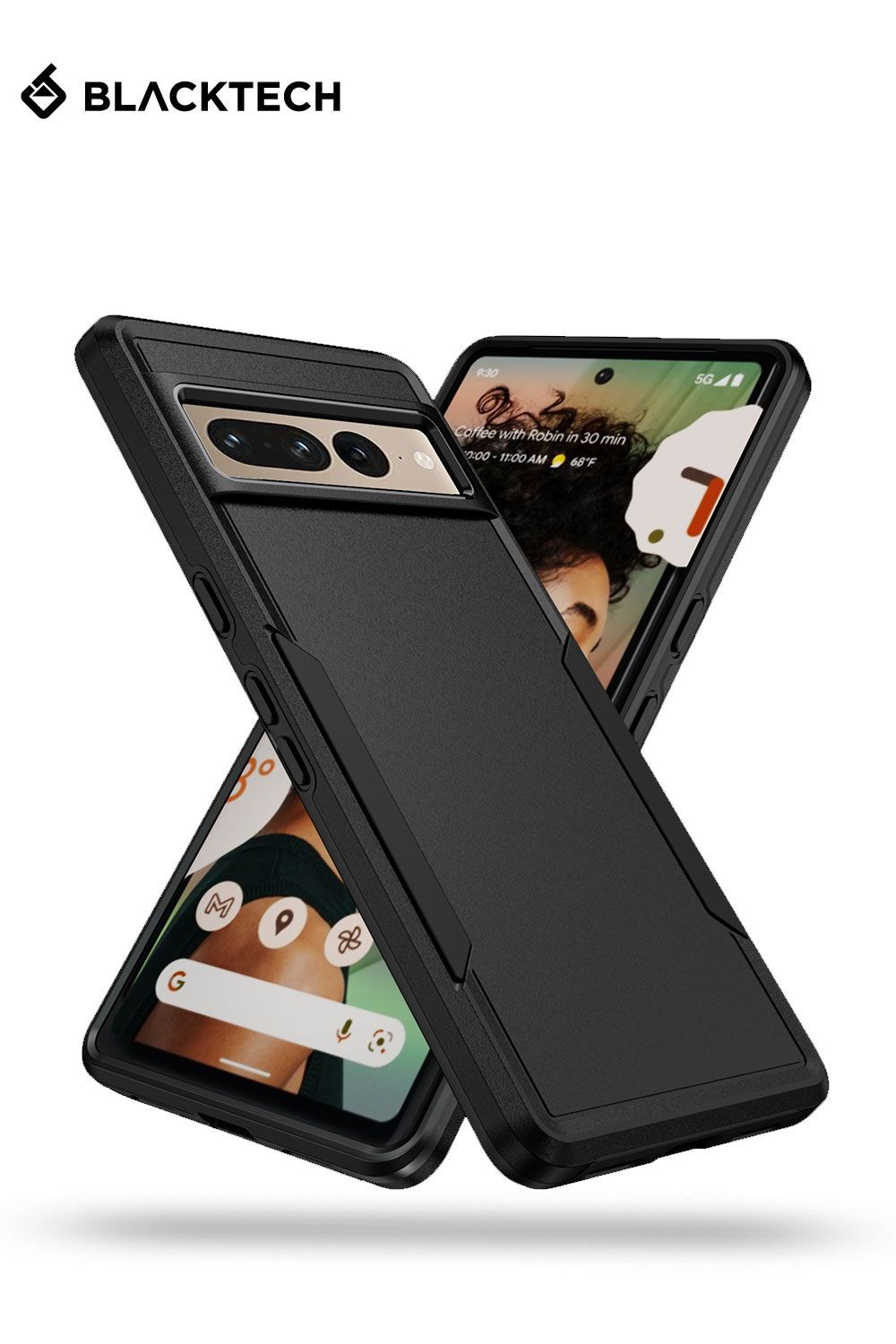 iPhone 16e BLACKTECH Commuter - Black