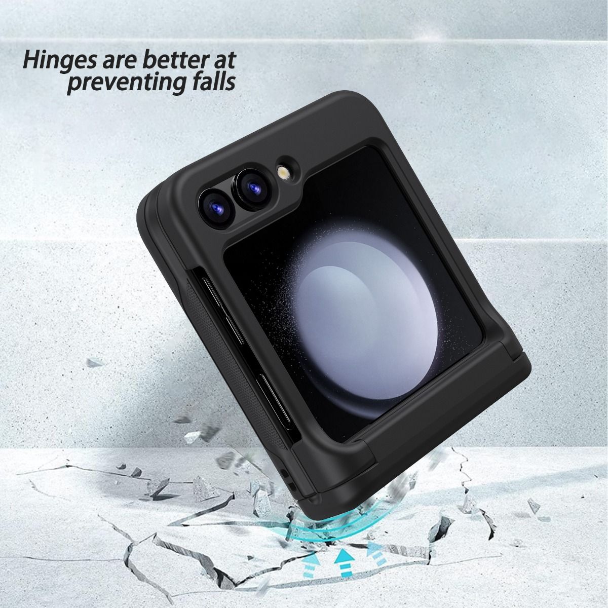 Samsung Galaxy Z Flip 6 / 7 FE BLACKTECH Card Mate - Black