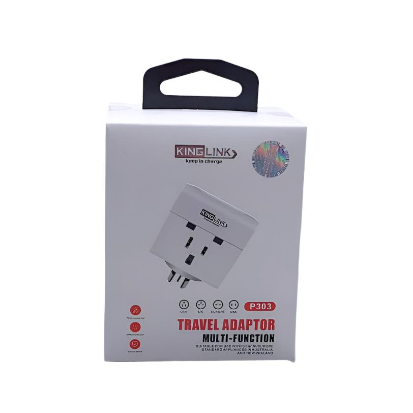 Kinglink Multi Function Reliable Universal Travel Adapter P303 With Multi Port