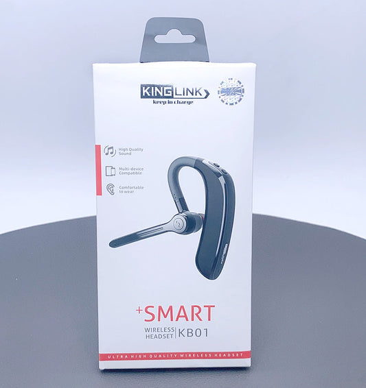 Kinglink Truckers Bluetooth Wireless Headset Earphone KB01 Single Unit For Calls