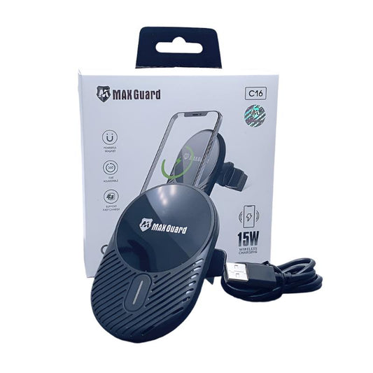Wireless Magnetic Car Charger Maxguard 15W Magnetic Car Holder