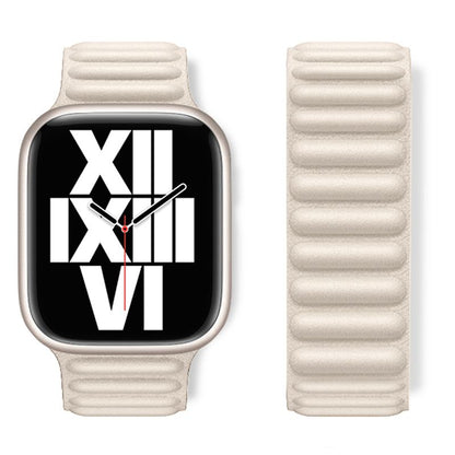 Apple Watch 44 / 45 / 46 / 49mm hoco. WA23 Original series leather chain magnetic strap - star color