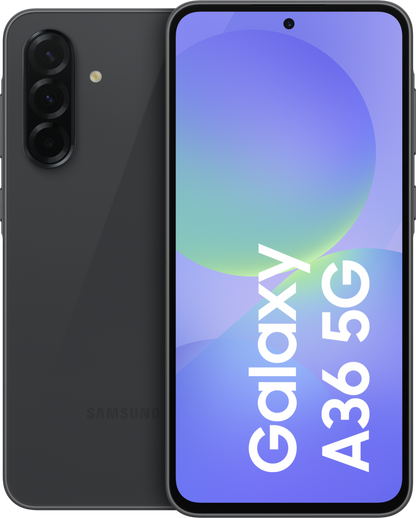 Samsung Galaxy A36 5G 128GB Single + eSim 6.7" Screen Black - NFC (A/C not included)