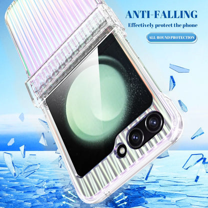 Samsung Galaxy Z Flip 6 / 7 FE BLACKTECH Glam Guard - Rainbow
