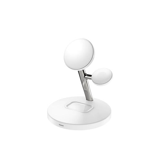 Pisen 15w 3 in 1 Wireless Charging Station Wx02（XY-C39 White）