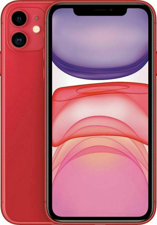 Apple iPhone 11 [128GB] [Red] [New Battery] [Very Good Refurbished]