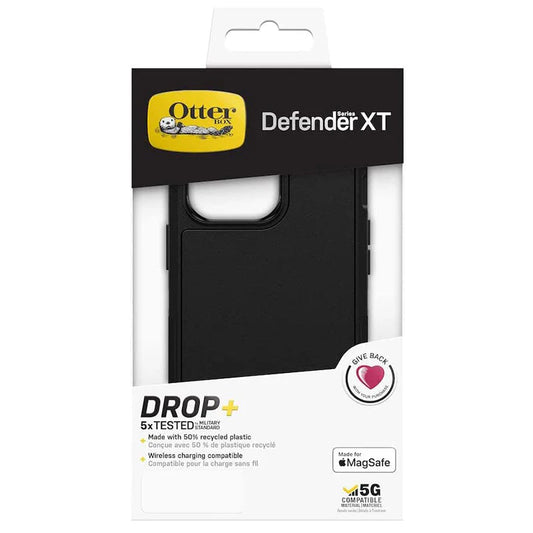 OtterBox Case for iPhone 15 / 14 / 13 Defender XT Compatible With Magnetic Case, Black
