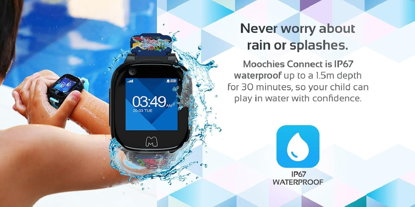 Moochies CONNECT Smart Watch 4G - White