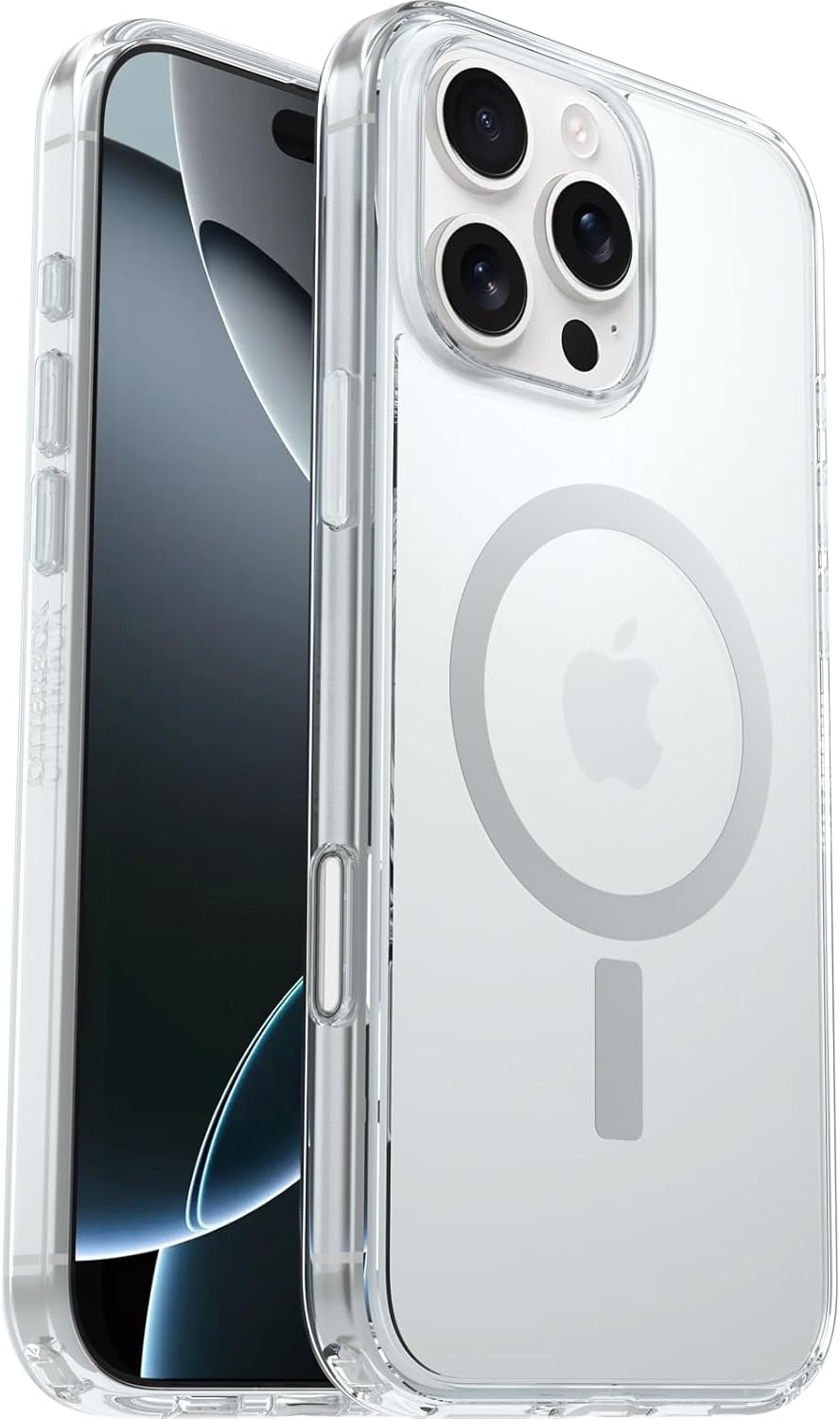 OtterBox Symmetry MagSafe Case With Camera Button For iPhone 16 Pro Max - Clear