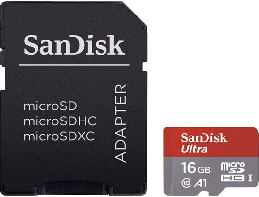 SanDisk Ultra microSDHC 16GB 98MB/s with SD Adaptor