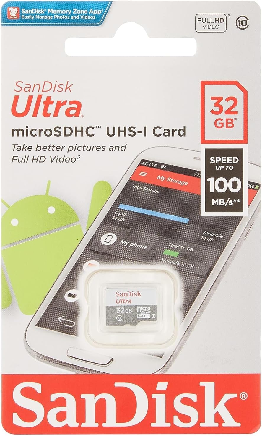 SanDisk Ultra microSDHC 32GB 100MB/s