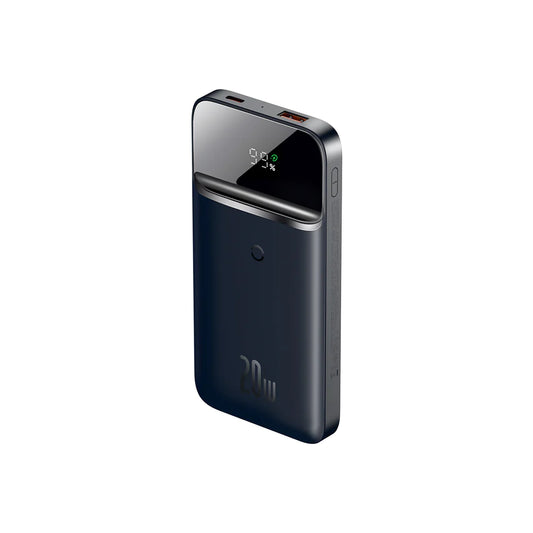 Universal Baseus 10000mAh 20W Magnetic Wireless Fast Charging Power Bank - Blue