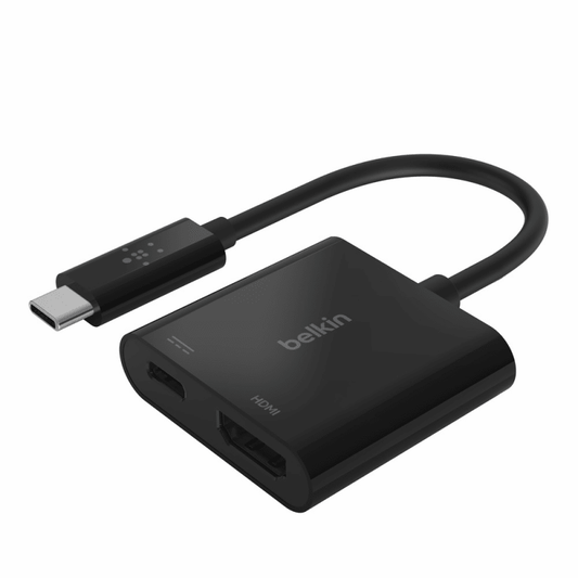 Belkin USB-C to HDMI and Charge Adapter Universally compatible - Black