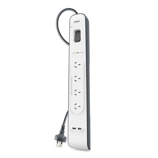 Belkin 2.4 Amp 4-Outlet with 2 USB Ports Surge Board