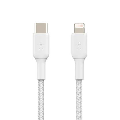 Belkin BOOSTCHARGE 1m USB-C to Lightning Braided Cable For Apple Devices