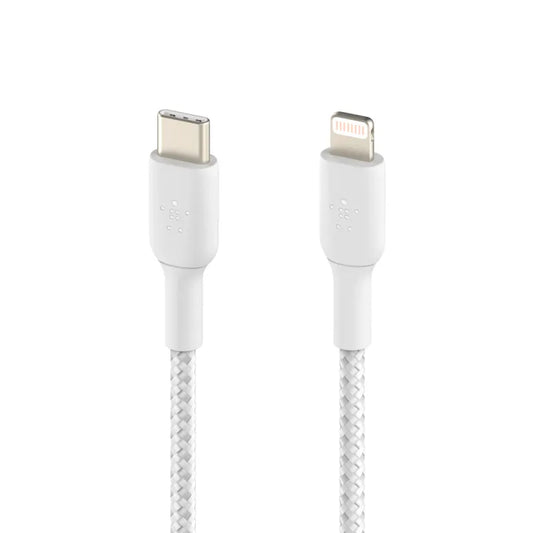 Belkin BOOSTCHARGE 1m USB-C to Lightning Braided Cable For Apple Devices