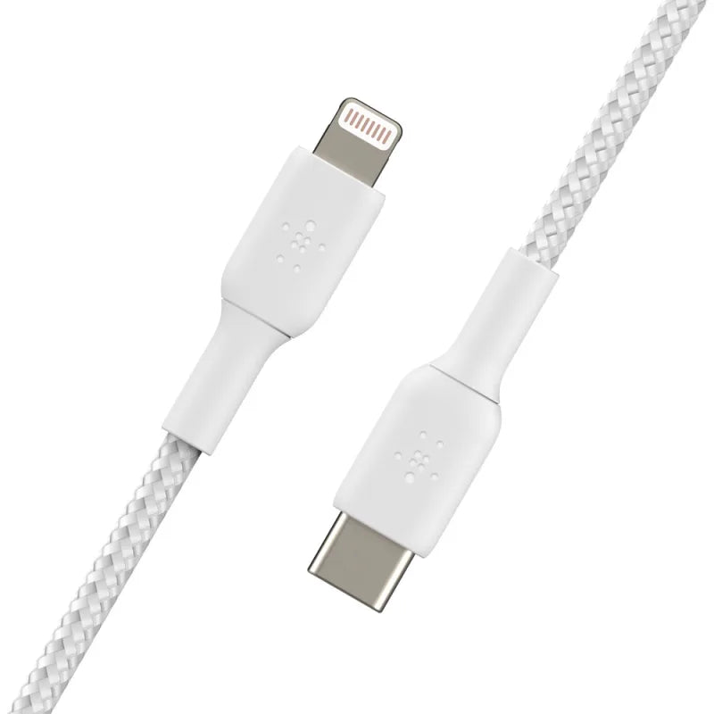 Belkin BOOSTCHARGE 1m USB-C to Lightning Braided Cable For Apple Devices
