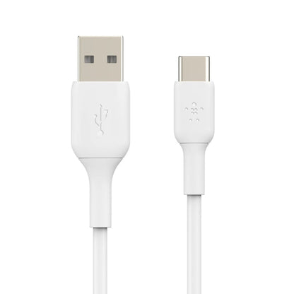 Belkin BoostCharge USB-A to USB-C 2M Cable Universally compatible - White