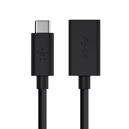 Belkin USB 3.0 USB-C to USB A Adapter Universally compatible - Black
