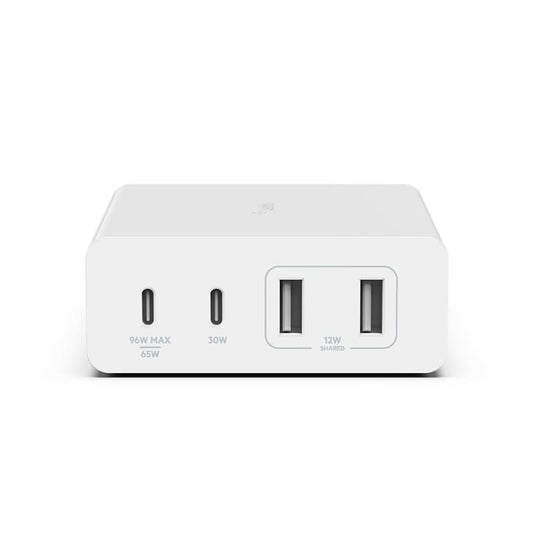 Belkin 108W 4-YSB Port GaN Desktop Charger With Intelligent Power Sharing