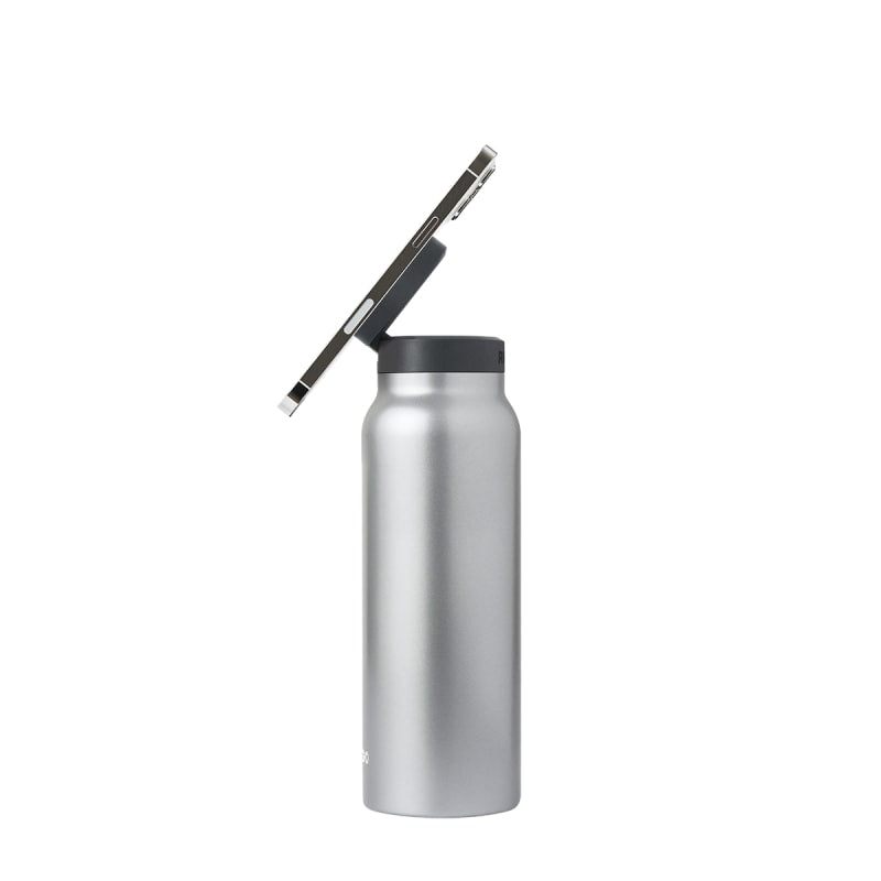 Ringo Water Bottle with Magnetic Phone Mount - Stainless 710ml (24oz)