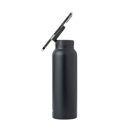 Ringo Water Bottle with Magnetic Phone Mount -Black 950ml (32oz)